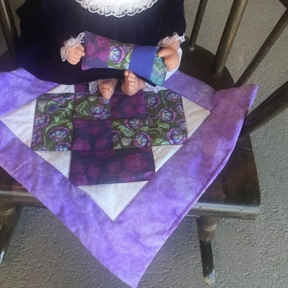 NWOT Handmade Doll Quilt